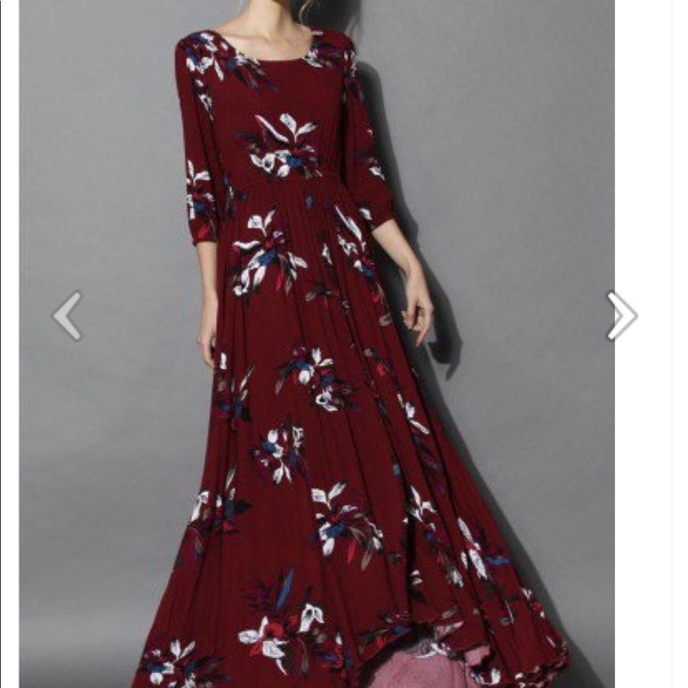 NWOT Chicwish Maxi Dress.